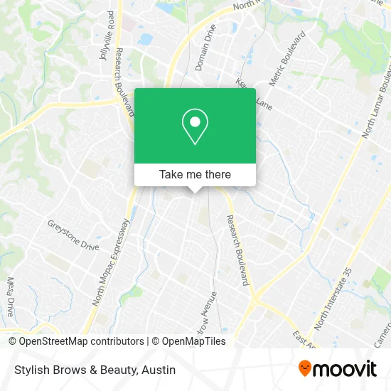 Stylish Brows & Beauty map