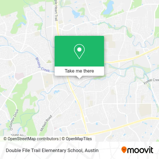 Double File Trail Elementary School map