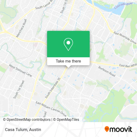Casa Tulum map
