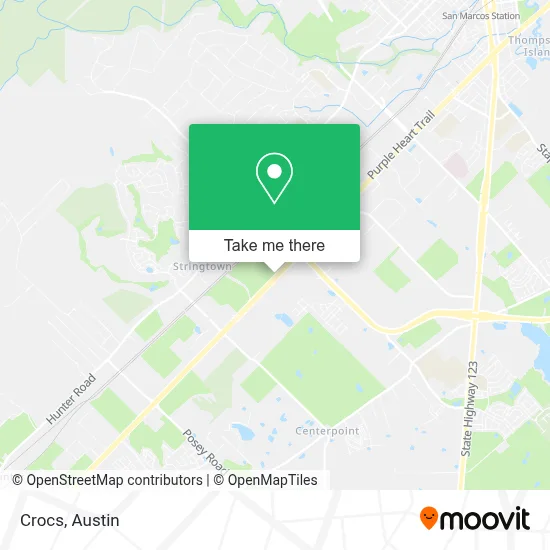 Crocs map