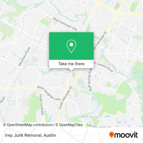 Irep Junk Removal map