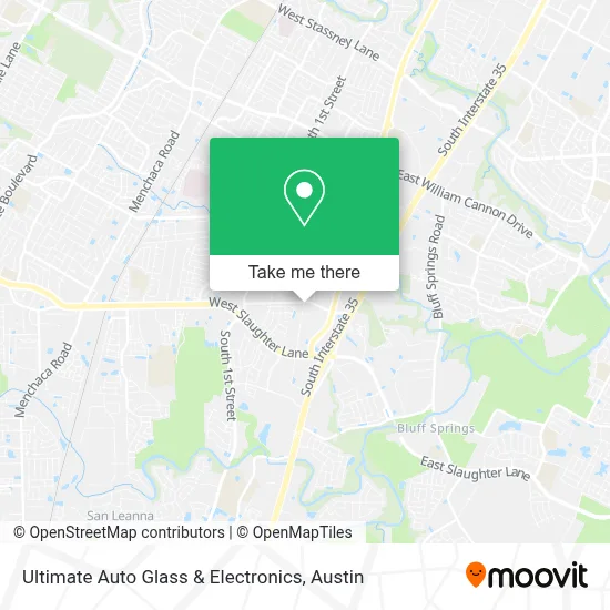 Ultimate Auto Glass & Electronics map