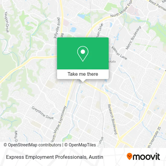 Express Employment Professionals map