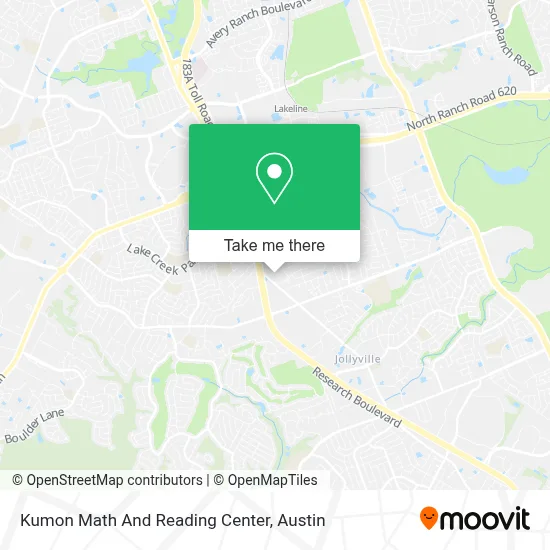 Kumon Math And Reading Center map