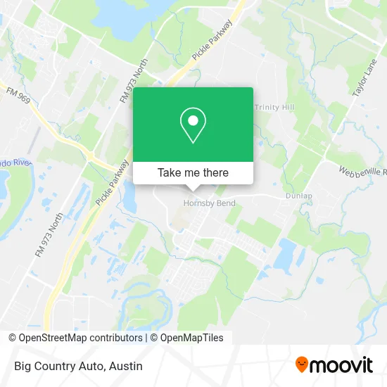 Big Country Auto map