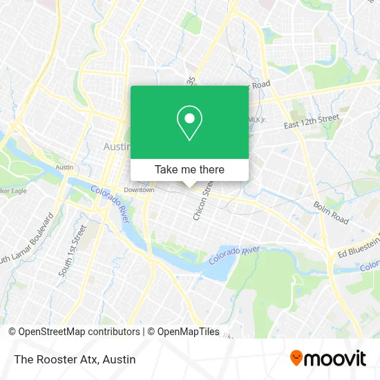 The Rooster Atx map