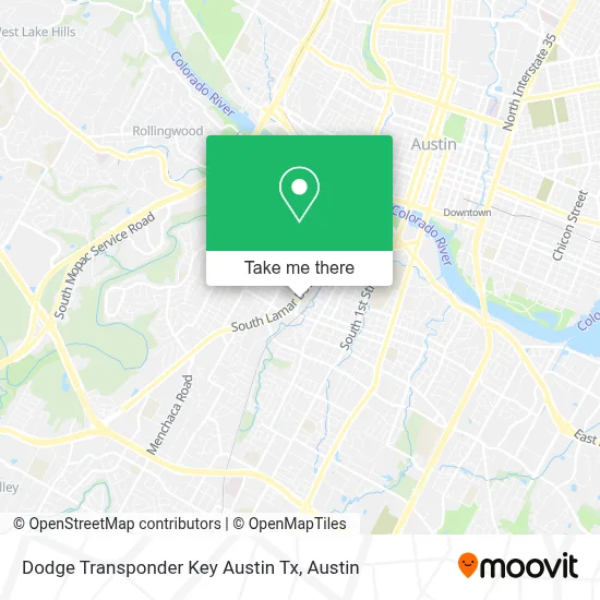 Dodge Transponder Key Austin Tx map