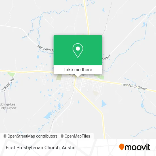 First Presbyterian Church map