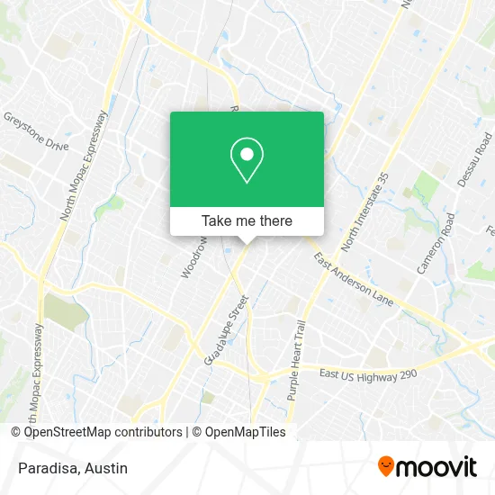 Paradisa map