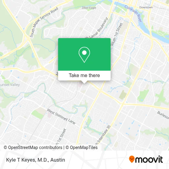 Kyle T Keyes, M.D. map