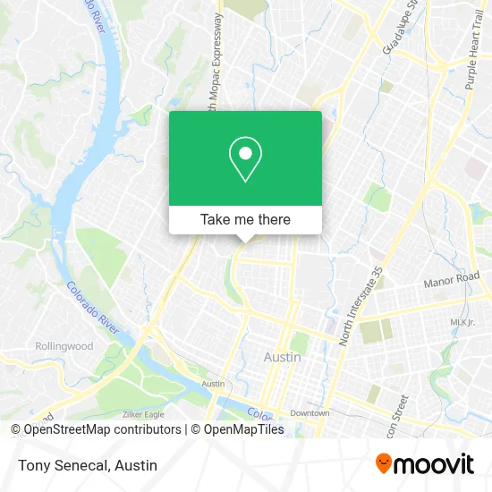 Tony Senecal map