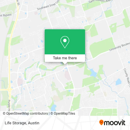 Life Storage map