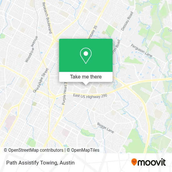 Path Assistify Towing map