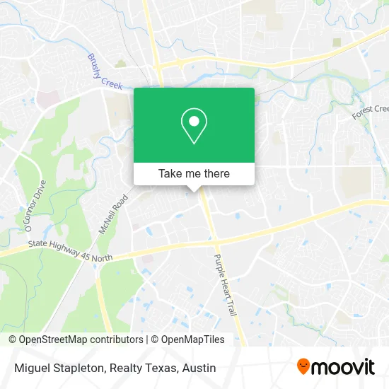 Miguel Stapleton, Realty Texas map