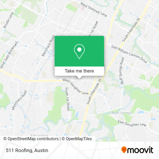 511 Roofing map