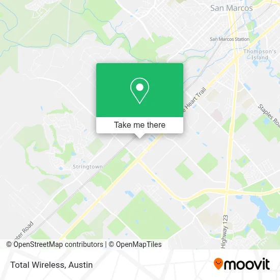 Total Wireless map