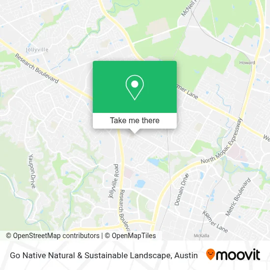 Go Native Natural & Sustainable Landscape map