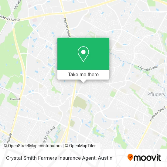 Crystal Smith Farmers Insurance Agent map
