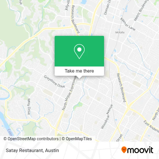 Satay Restaurant map