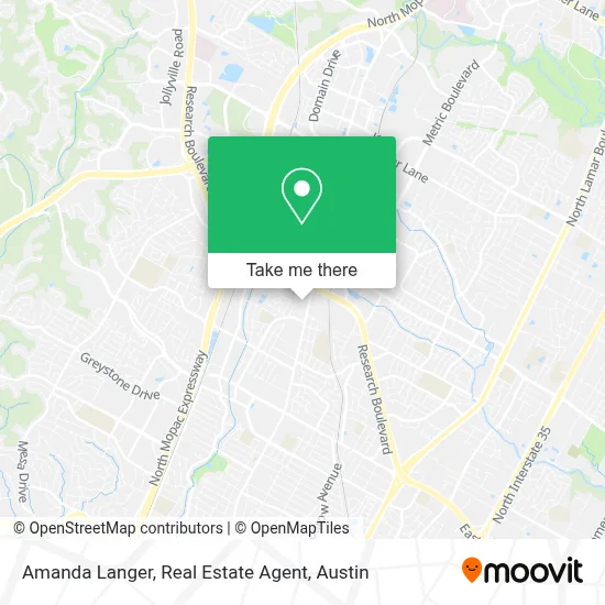 Amanda Langer, Real Estate Agent map
