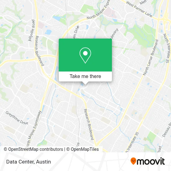 Data Center map