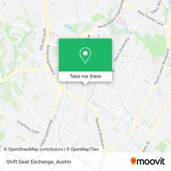 Shift Gear Exchange map