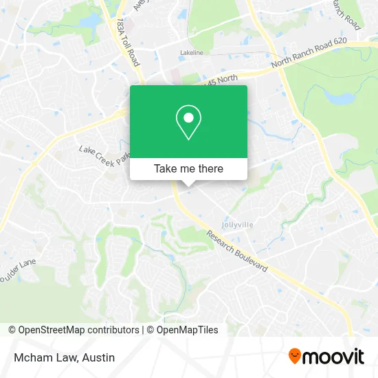 Mcham Law map