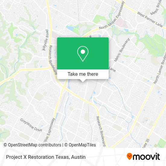 Project X Restoration Texas map