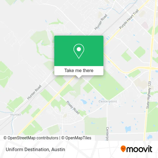 Uniform Destination map