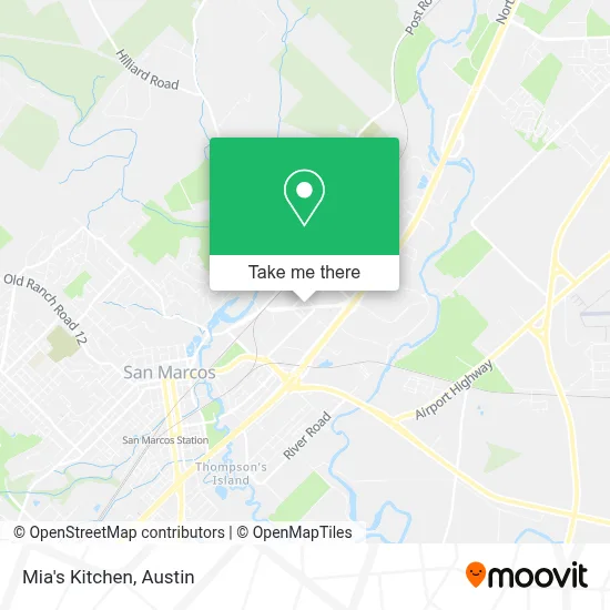 Mia's Kitchen map