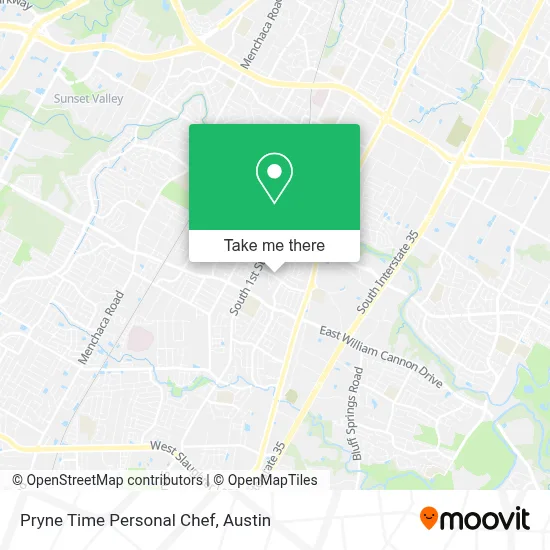 Pryne Time Personal Chef map
