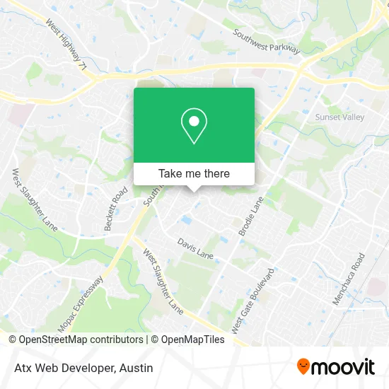 Atx Web Developer map