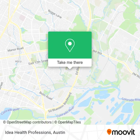 Idea Health Professions map