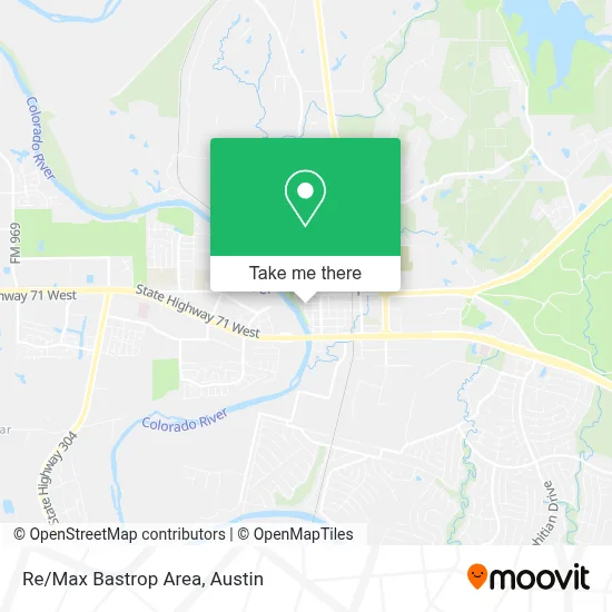 Re/Max Bastrop Area map