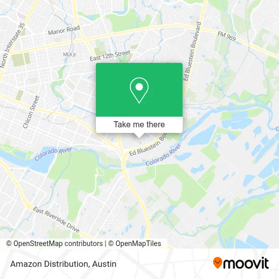 Amazon Distribution map