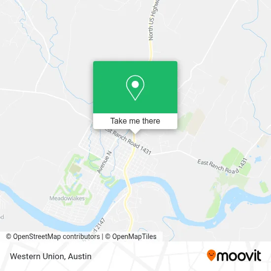 Western Union map