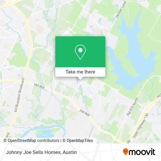 Johnny Joe Sells Homes map