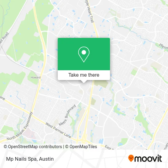 Mp Nails Spa map