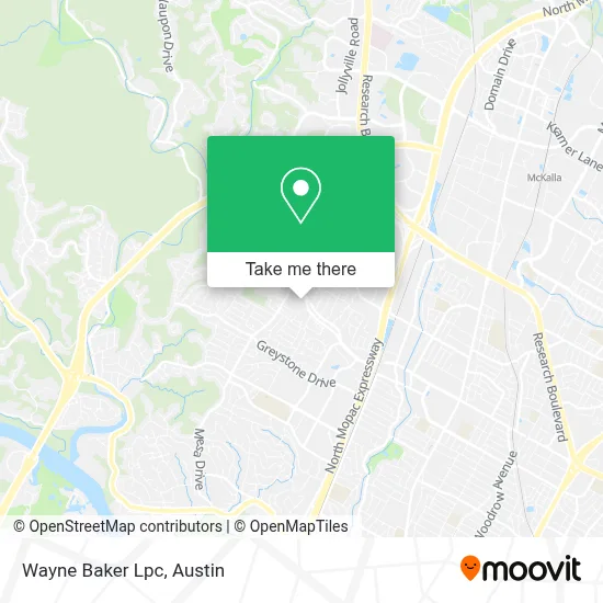 Wayne Baker Lpc map