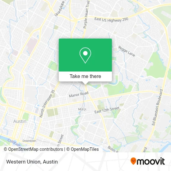 Western Union map