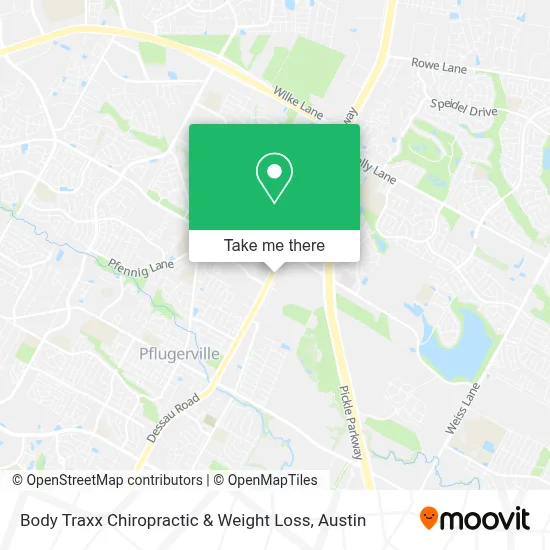 Body Traxx Chiropractic & Weight Loss map