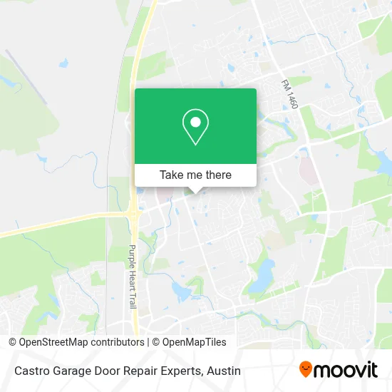 Castro Garage Door Repair Experts map