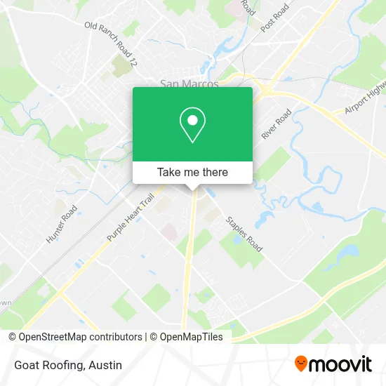 Goat Roofing map