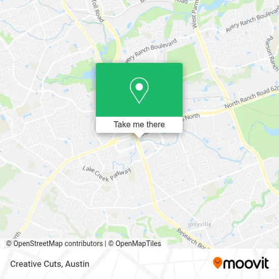 Creative Cuts map