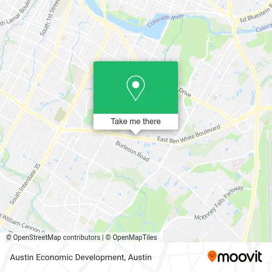 Austin Economic Development map