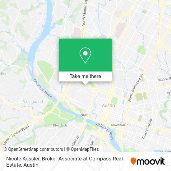 Nicole Kessler, Broker Associate at Compass Real Estate map