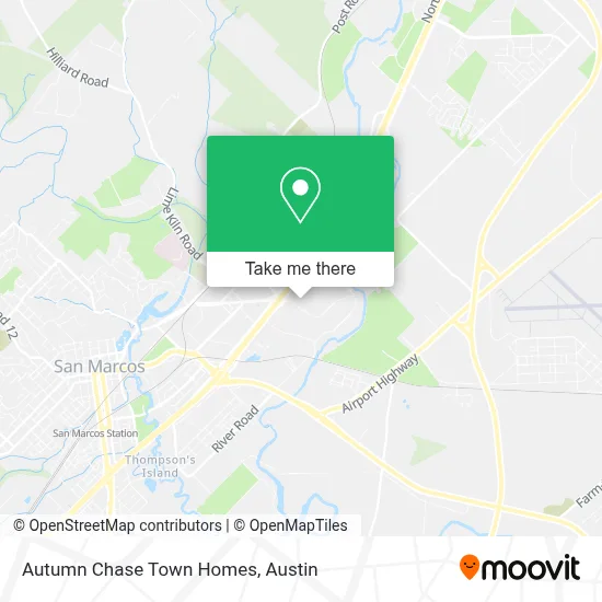 Autumn Chase Town Homes map