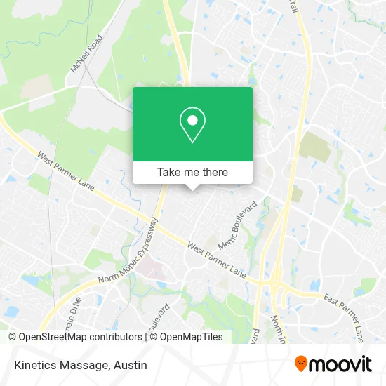 Kinetics Massage map