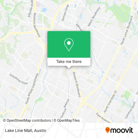 Lake Line Mall map