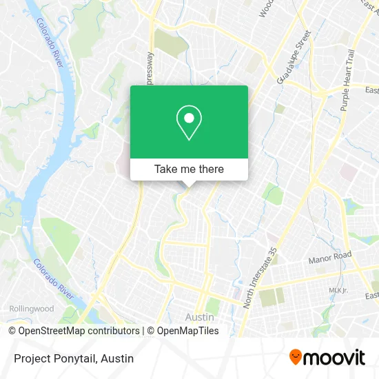 Project Ponytail map